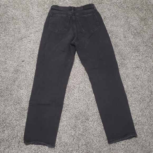 A&F High Rise Jeans with Criss Cross Waistband - Picture 7 of 13